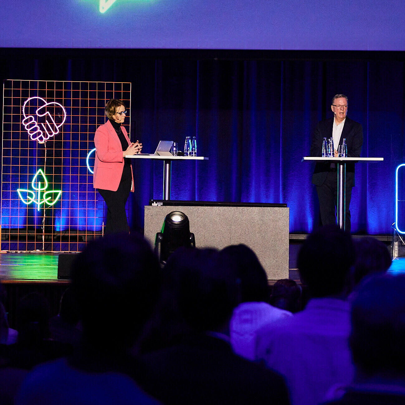 Stage at the TÜV SÜD im DIALOG 2025 kick-off event in Munich
