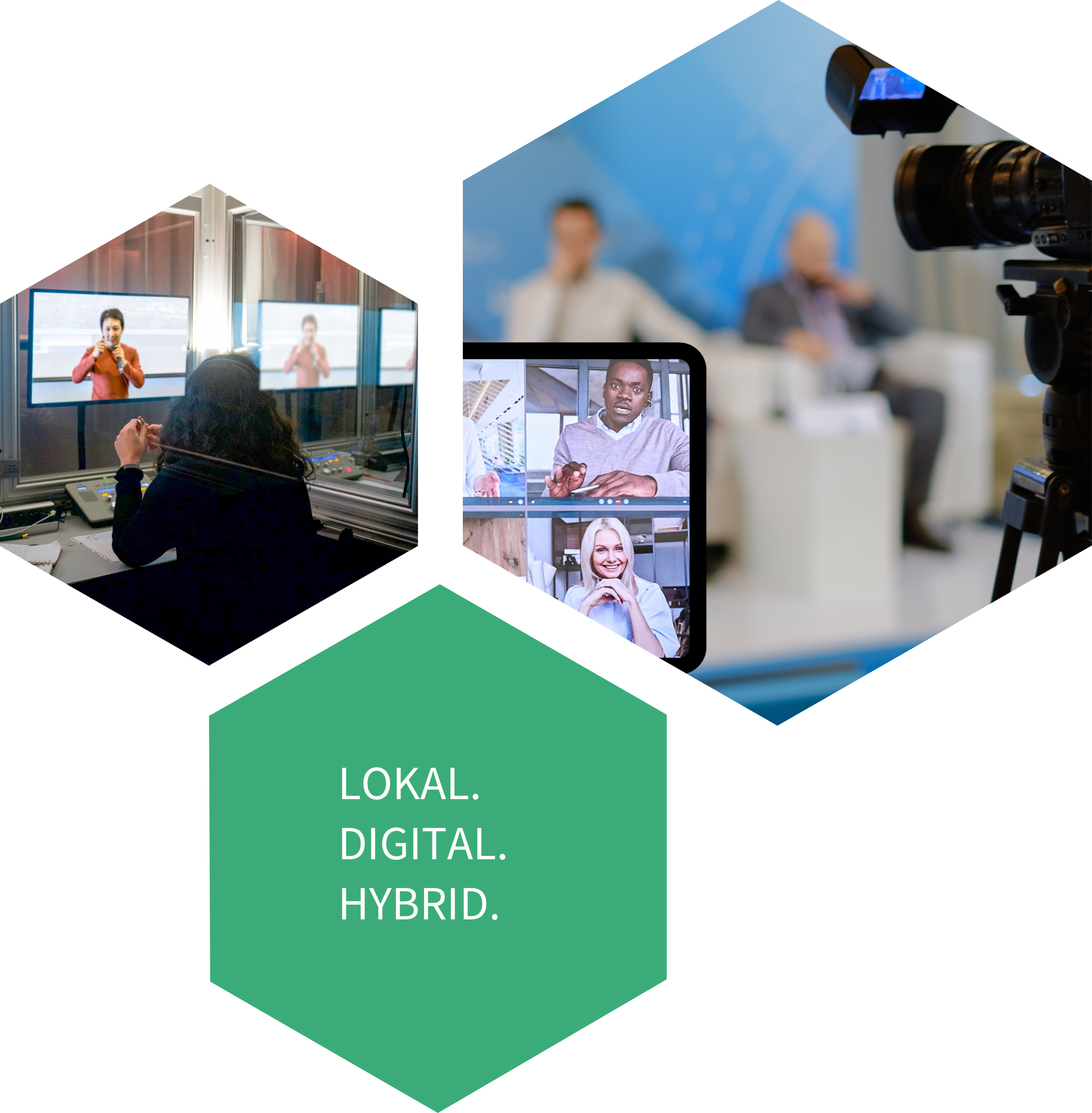 Verdolmetschte Hybrid-Veranstaltung