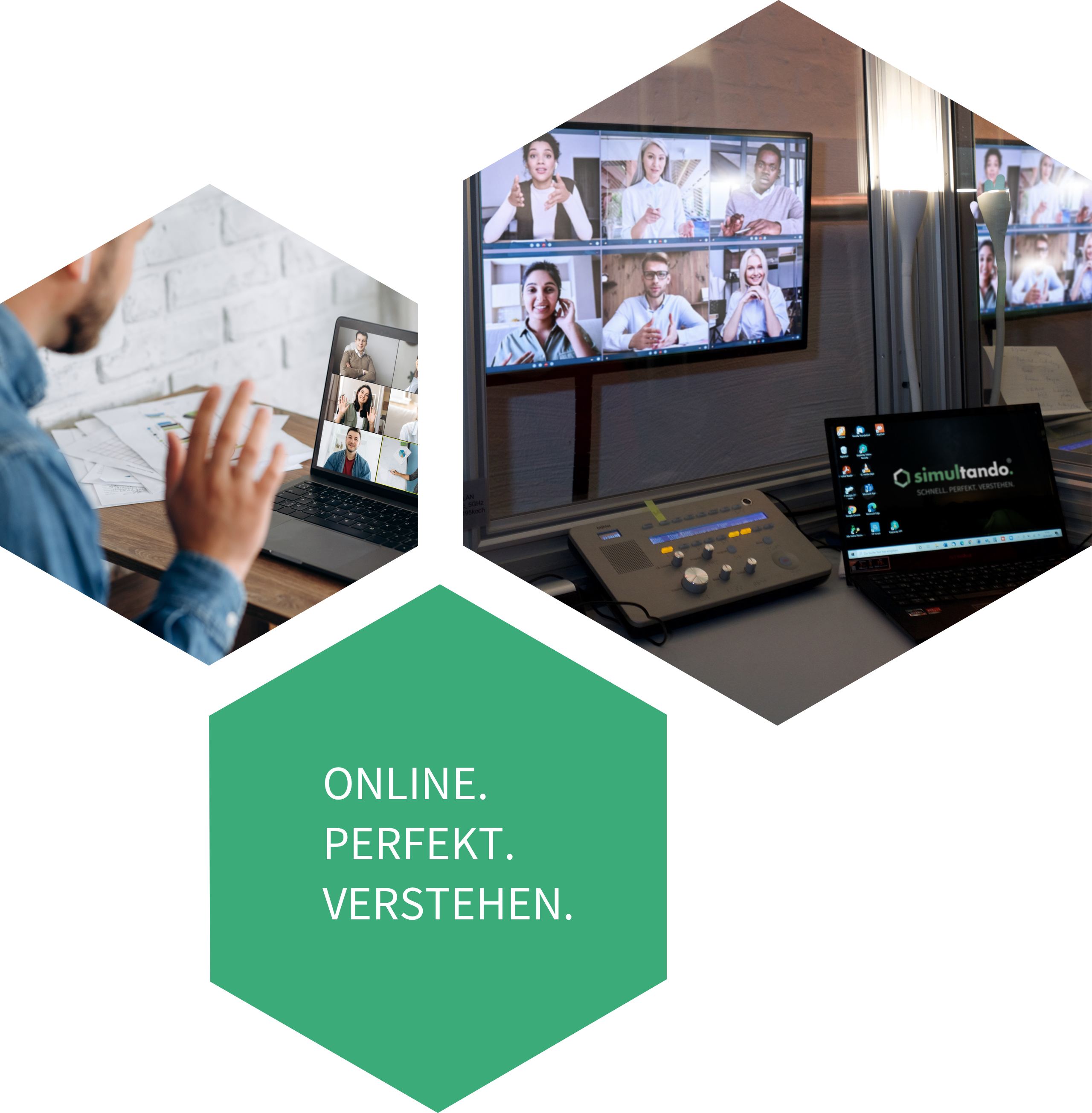 Verdolmetschte Online-Veranstaltung