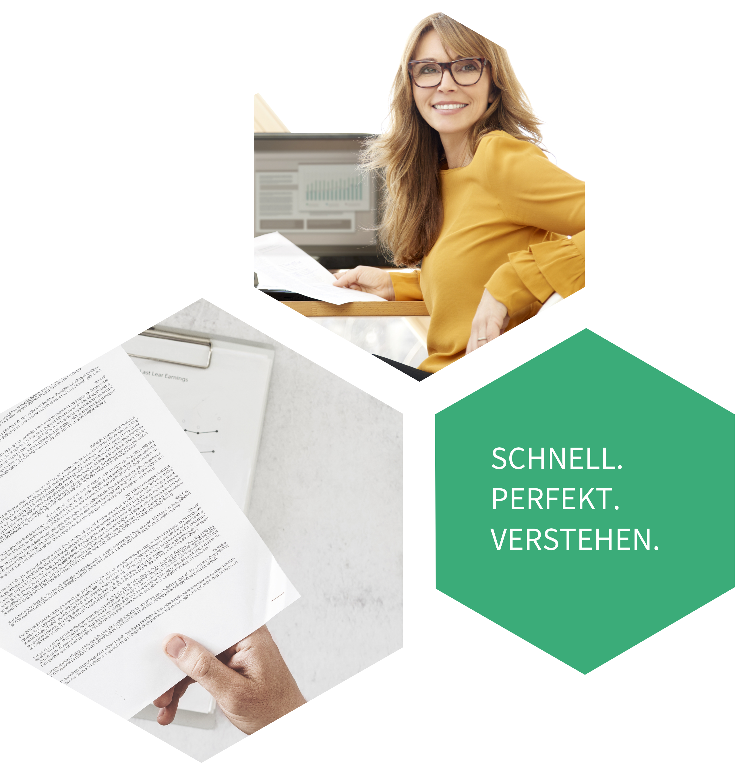 Übersetzerin bei der Arbeit