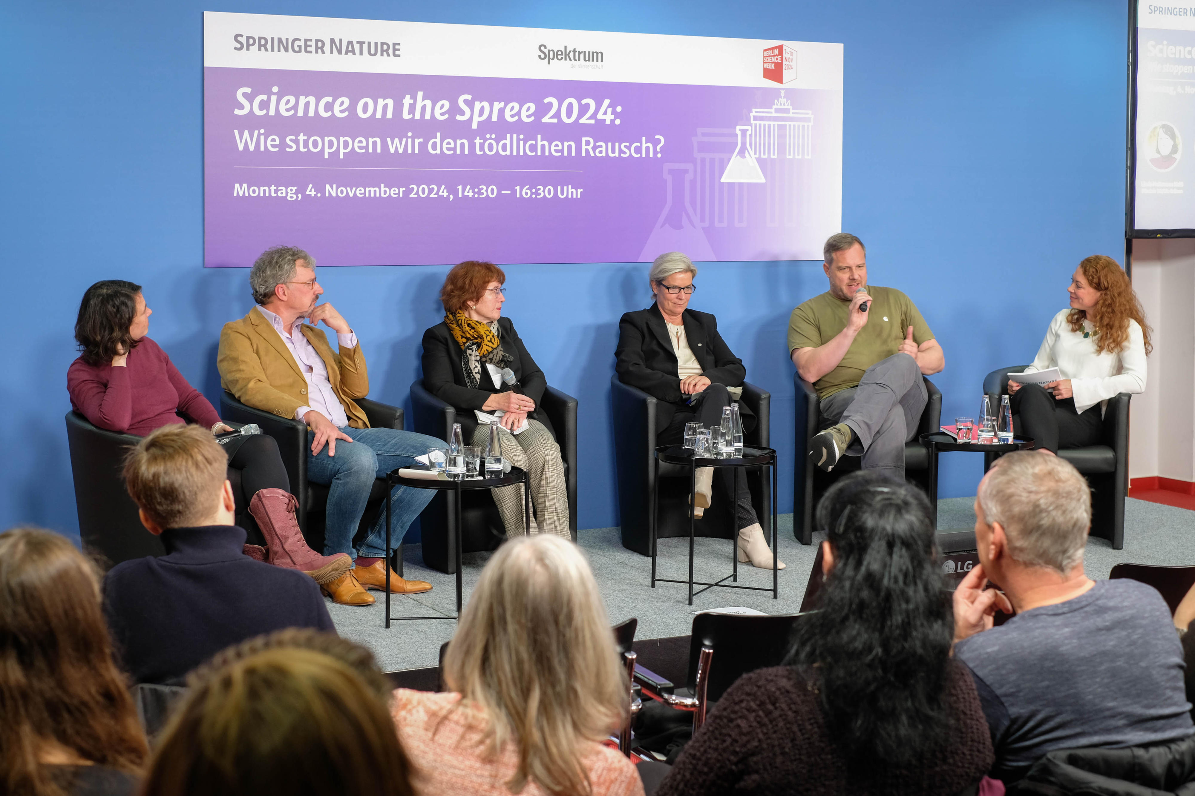 Panel discussion at Science on the Spree 2024 by Springer Nature in Berlin