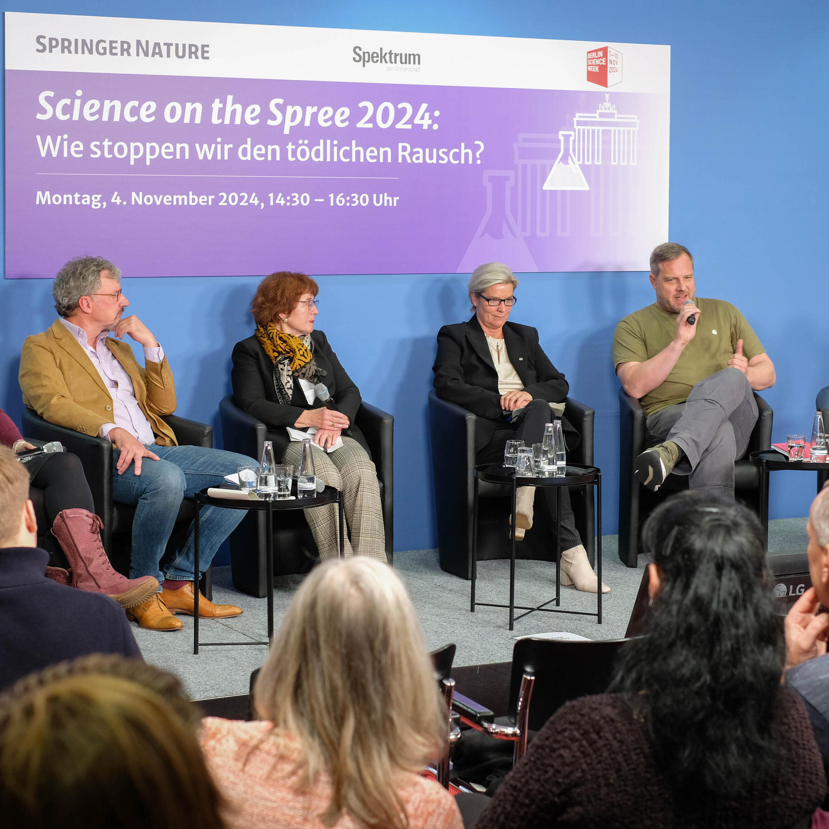 Panel discussion at Science on the Spree 2024 by Springer Nature in Berlin